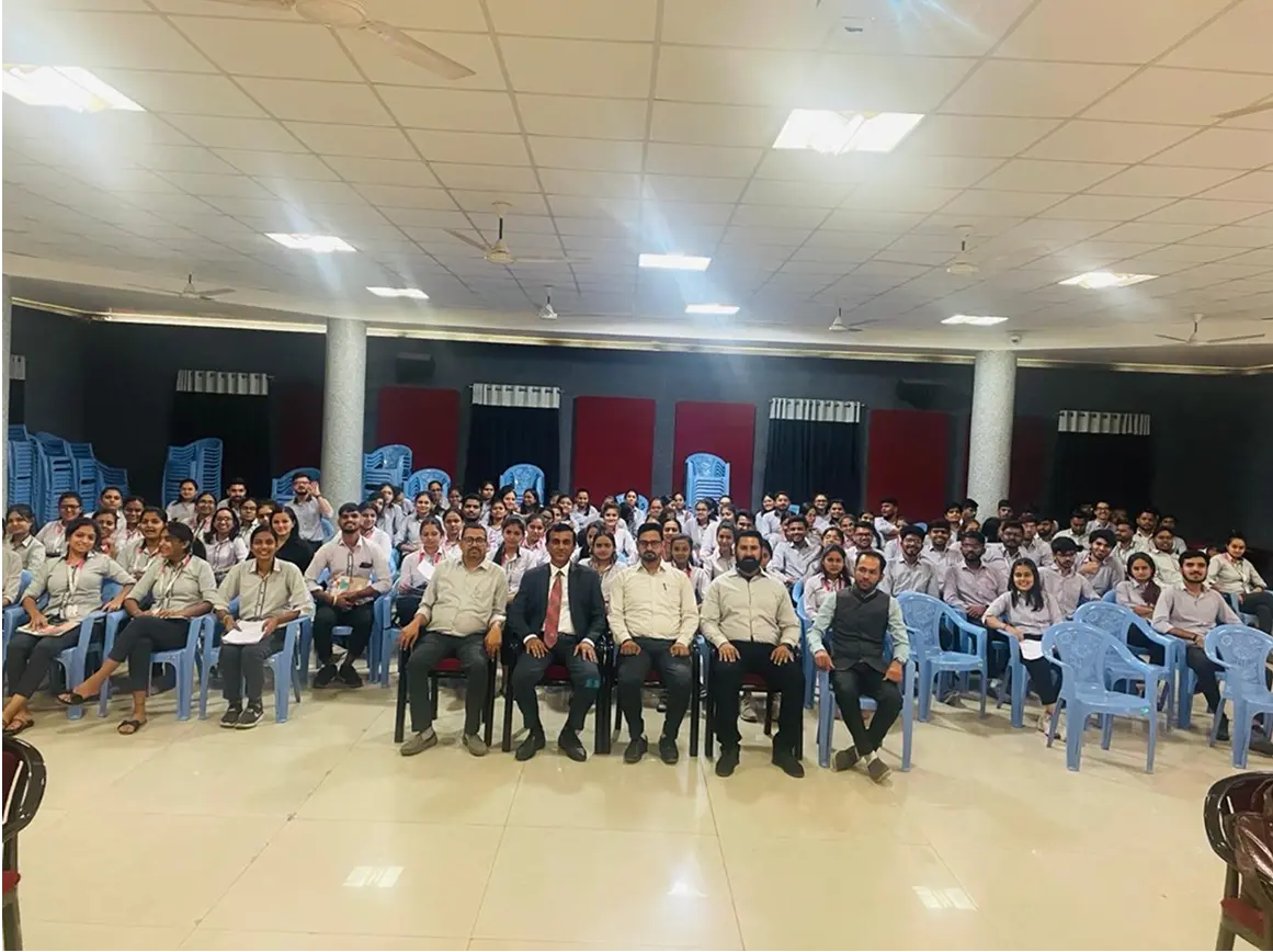 Addressing Maliba University Students at Gujarat